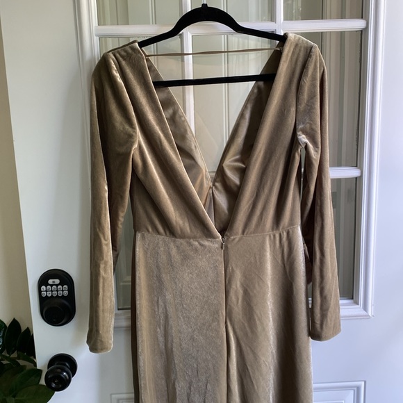 NWT | Jenny Yoo x BHDLN | Velvet Long Sleeved Dress - Picture 10 of 12